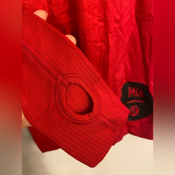 Lululemon Miami Long Sleeve Swiftly Red Size 4 - Picture 5 of 5